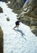 Extreme nordic downhill, first descent, Mt Conness, yosemite. Photographs of action sports in Yosemite National Park. Also available are rock climbing, scenic, and wedding photos of Yosemite.