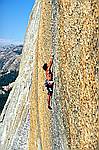way out on bachar yerian, rock climbing