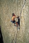 ron kauk climbing magic line, yosemite