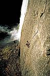 magic line rock climb with vernal falls behid ron kauk
