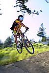 photo of mark crossing it up, mountain biking, 2