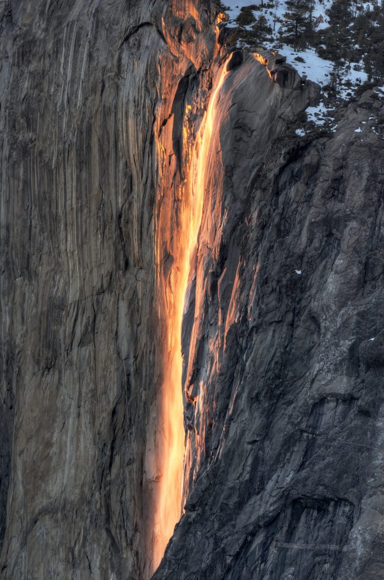 Yosemite Firefall, Horsetail Fall Traffic Control
